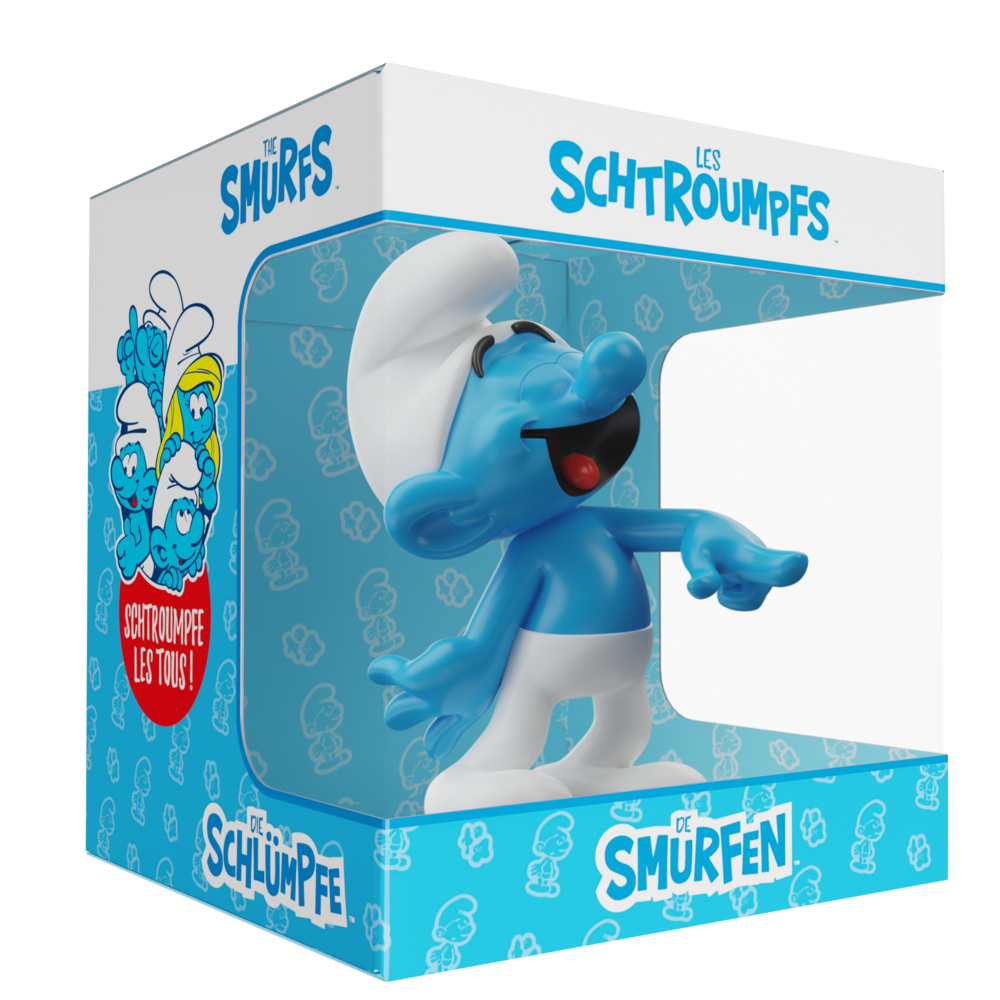 Blue Resin De Smurfen Beeldje Lolsmurf 11 cm Blue Resin De Smurfen Beeldje Lolsmurf 11 cm