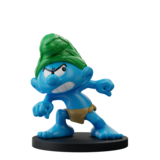 Blue Resin The Smurfs Statuette Wilde Smurf 11 cm