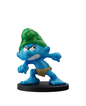 Blue Resin Les Schtroumpfs Statuette Schtroumpfs Sauvage 11 cm Blue Resin Les Schtroumpfs Statuette Schtroumpfs Sauvage 11 cm