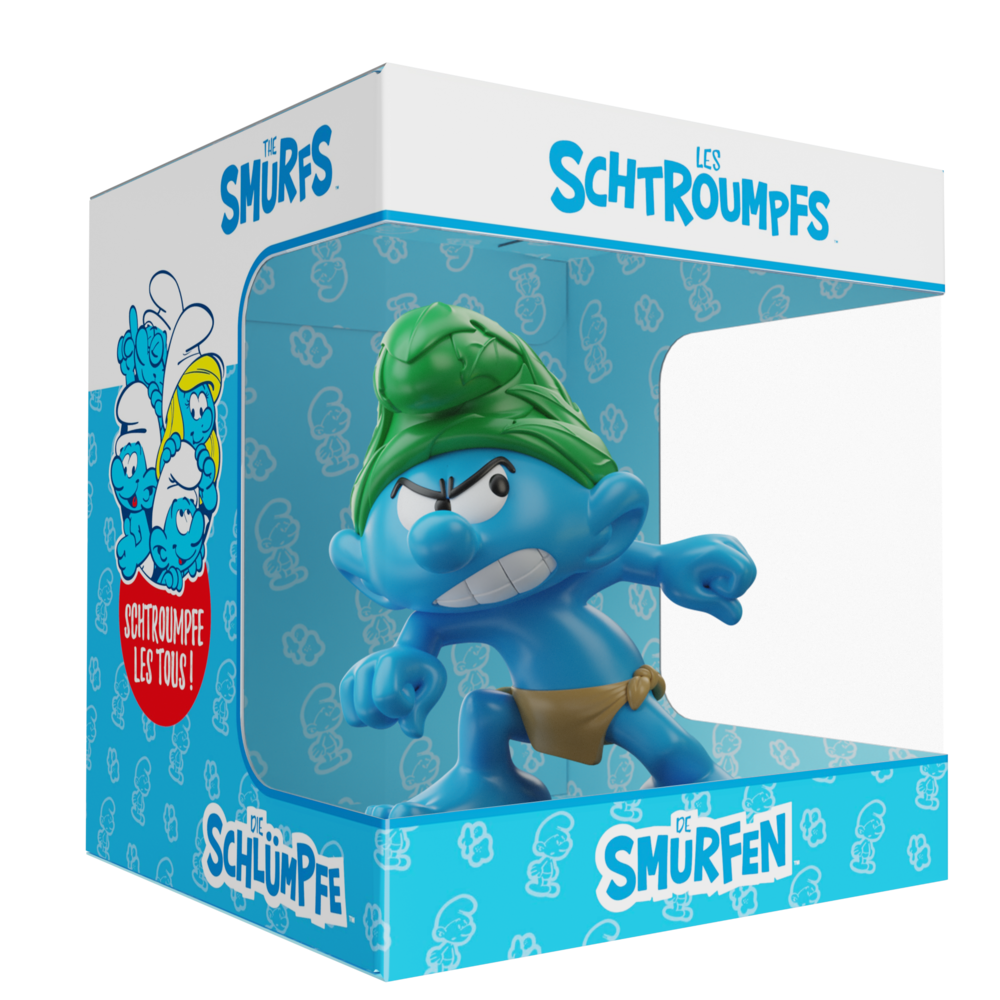 Blue Resin Les Schtroumpfs Statuette Schtroumpfs Sauvage 11 cm Blue Resin Les Schtroumpfs Statuette Schtroumpfs Sauvage 11 cm