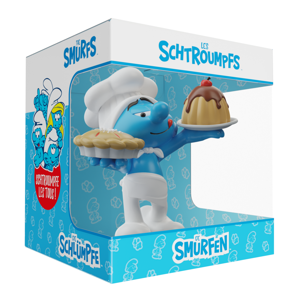 Blue Resin Les Schtroumpfs Statuette Schtroumpf Cuisinier 11 cm Blue Resin Les Schtroumpfs Statuette Schtroumpf Cuisinier 11 cm