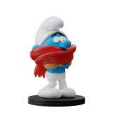 Blue Resin Les Schtroumpfs Statuette Schtroumpf Frileux 11 cm Blue Resin Les Schtroumpfs Statuette Schtroumpf Frileux 11 cm