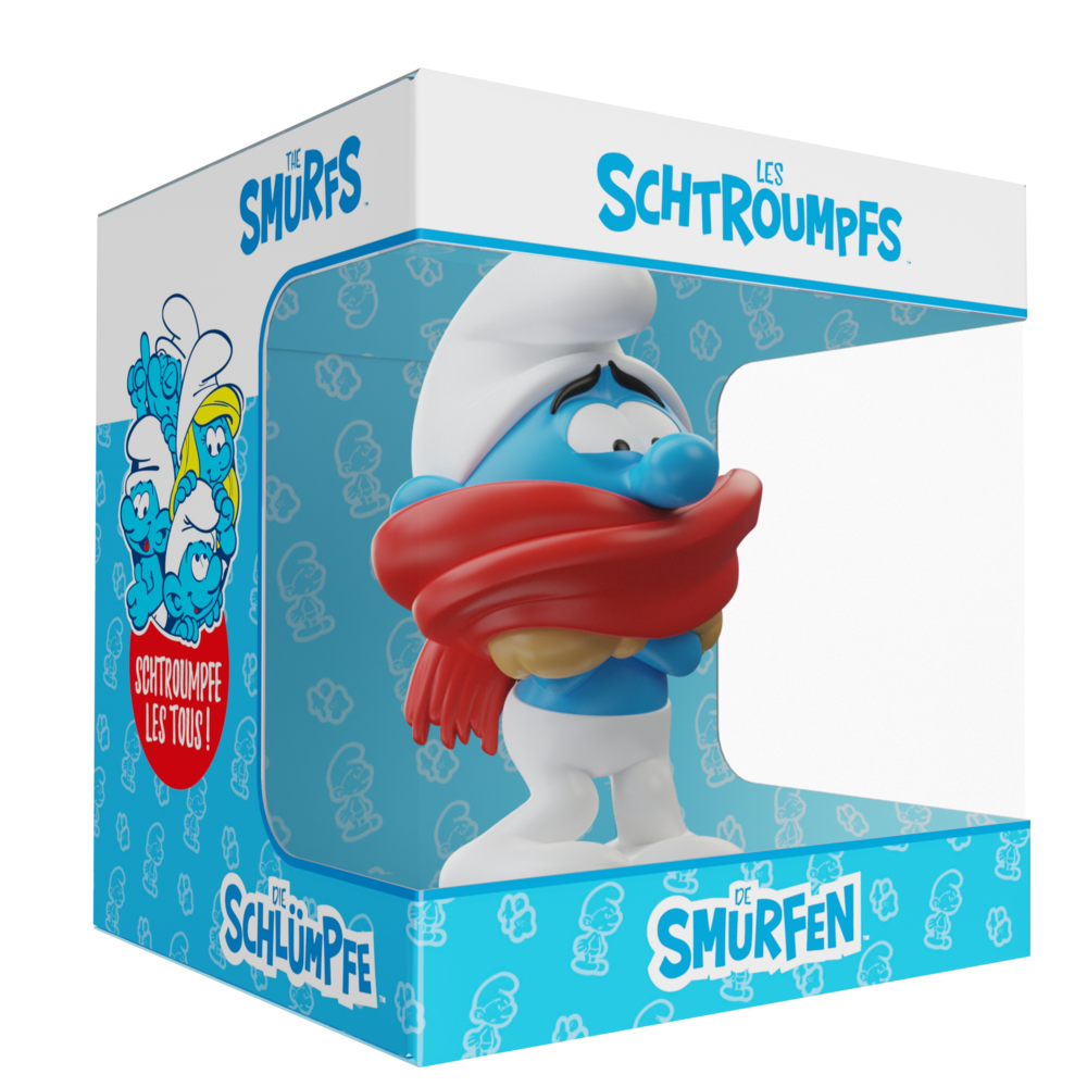 Blue Resin The Smurfs Statuette Chilly Smurf 11 cm Blue Resin The Smurfs Statuette Chilly Smurf 11 cm