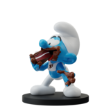 Blue Resin The Smurfs Statuette Greedy Smurf 11 cm
