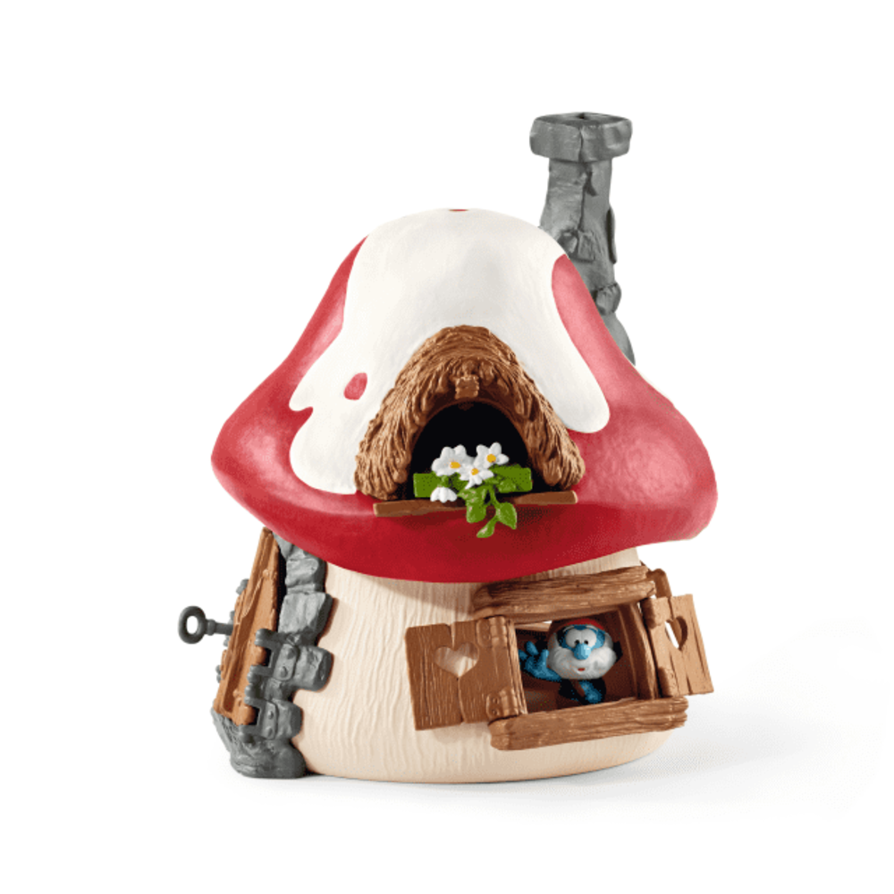 Maison Des Schtroumpfs Avec 2 Figurines 19 Cm Planet Fantasy