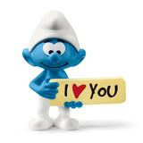 Schleich The Smurfs PVC Statuette Smurf with Sign 6 cm
