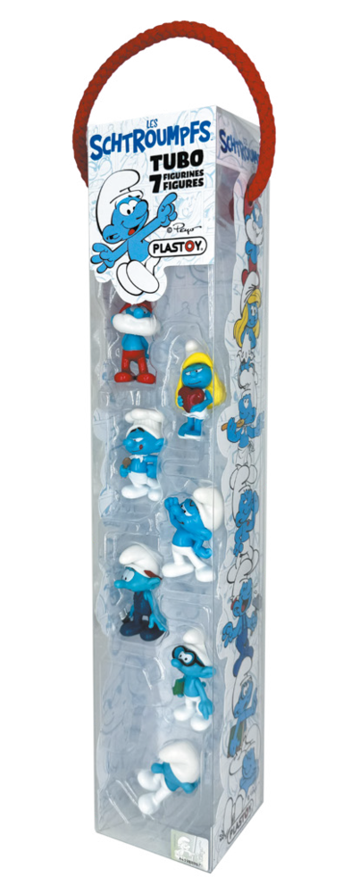 Plastoy De Smurfen Set van 7 Smurfen 4 cm