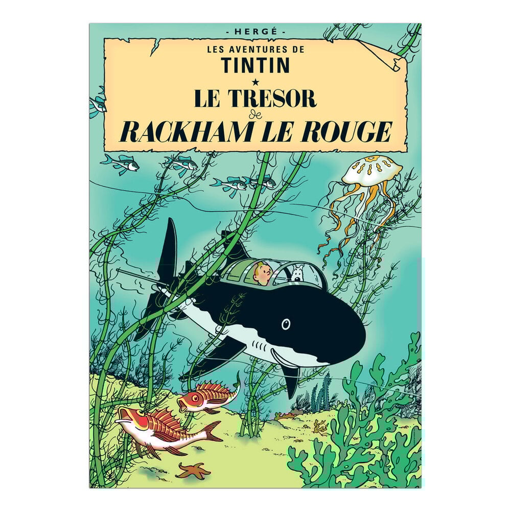 Tintinimaginatio Tintin Red Rackham's Treasure Poster 50 x 70 cm Tintinimaginatio Tintin Red Rackham's Treasure Poster 50 x 70 cm