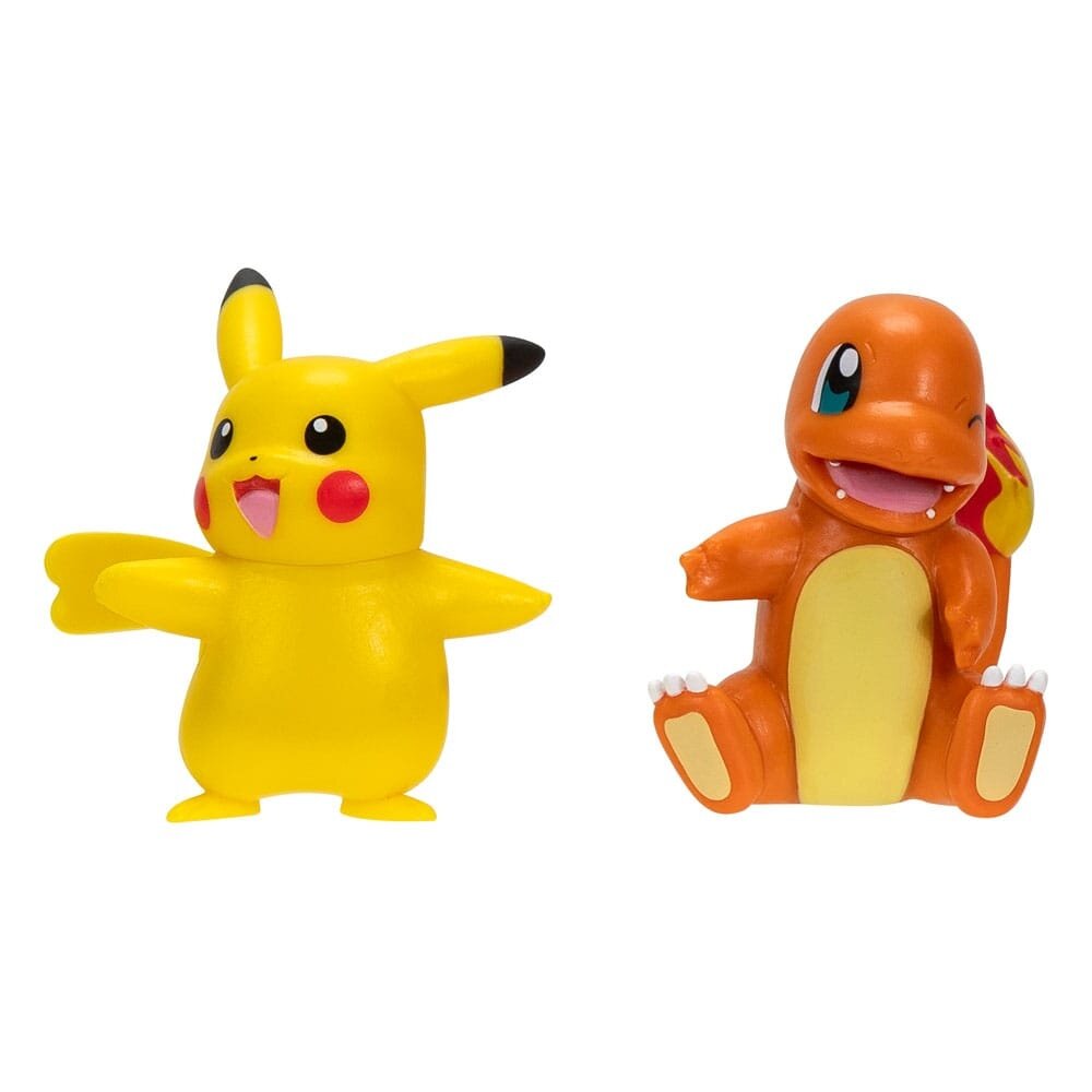 Jazwares Pokémon Battle Figure First Partner Set Figure 2-Pack Charmander #2, female Pikachu Jazwares Pokémon Battle Figure First Partner Set Figure 2-Pack Charmander #2, female Pikachu