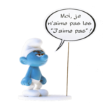 Plastoy De Smurfen Beeld Moppersmurf met Tekstballon 15 cm Plastoy De Smurfen Beeld Moppersmurf met Tekstballon 15 cm