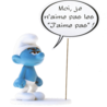 Plastoy The Smurfs Statue Grumpy Smurf with Speech Bubble 15 cm Plastoy The Smurfs Statue Grumpy Smurf with Speech Bubble 15 cm