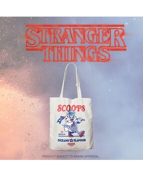 FaNaTtiK Stranger Things Tote Bag Scoops Ahoy FaNaTtiK Stranger Things Tote Bag Scoops Ahoy