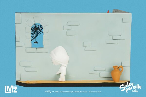 LMZ Collectibles Johan, Pirlouit et le fantôme du Sire Aldebert de Baufort 19 cm LMZ Collectibles Johan, Pirlouit et le fantôme du Sire Aldebert de Baufort 19 cm