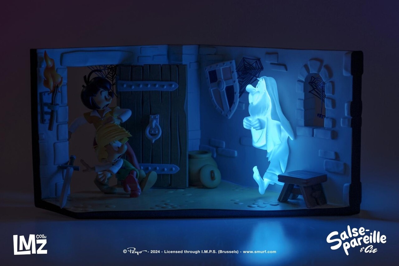 LMZ Collectibles Johan, Peewit and the ghost of Sire Aldebert de Baufort 19 cm LMZ Collectibles Johan, Peewit and the ghost of Sire Aldebert de Baufort 19 cm