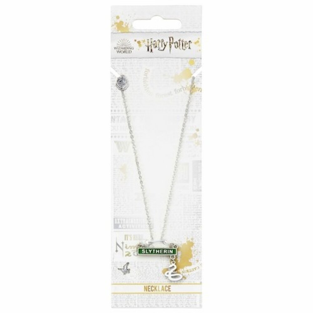 The Carat Shop Harry Potter Slytherin Plaque Ketting