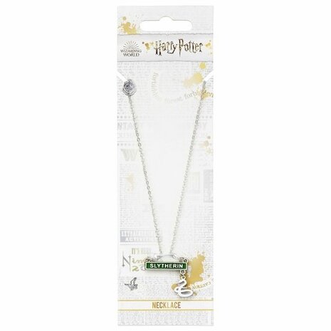 The Carat Shop Harry Potter Slytherin Plaque Ketting
