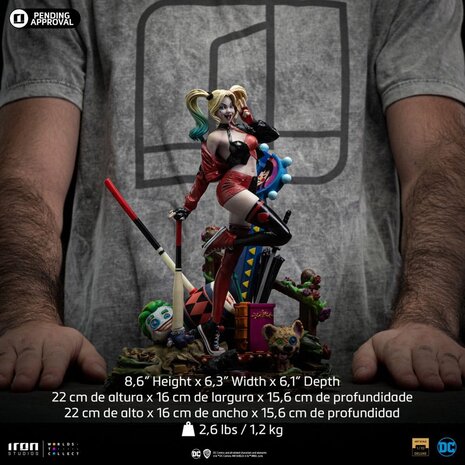 Iron Studios DC Comics Deluxe Art Scale Statue 1/10 Harley Quinn (Gotham City Sirens) 22 cm Iron Studios DC Comics Deluxe Art Scale Statue 1/10 Harley Quinn (Gotham City Sirens) 22 cm