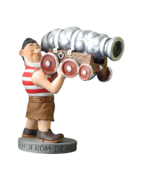 Parastone Suske en Wiske Beeldje Jerom met Kanon 17 cm