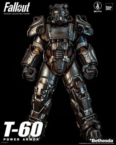 Threezero Fallout FigZero Action Figure 1/6 T-60 Power Armor 37 cm Threezero Fallout FigZero Action Figure 1/6 T-60 Power Armor 37 cm
