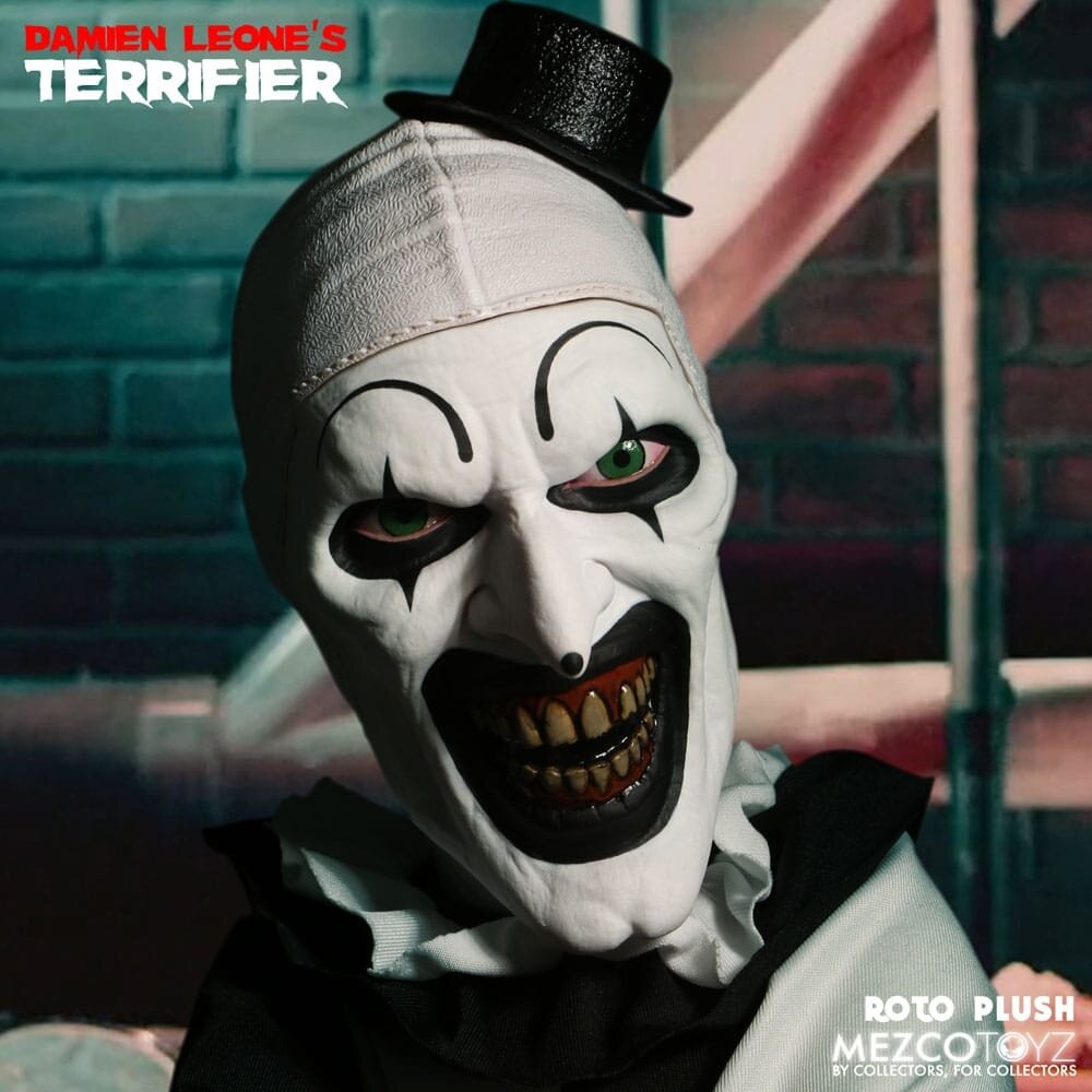 Mezco Toyz Terrifier Roto Plush Figure Art the Clown 46 cm Mezco Toyz Terrifier Roto Plush Figure Art the Clown 46 cm