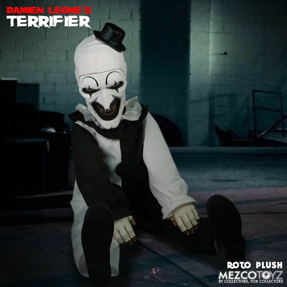 Mezco Toyz Terrifier Roto Plush Figure Art the Clown 46 cm Mezco Toyz Terrifier Roto Plush Figure Art the Clown 46 cm