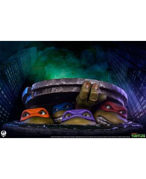 PCS Teenage Mutant Ninja Turtles Diorama Statue 1/1 Underground 41 cm PCS Teenage Mutant Ninja Turtles Diorama Statue 1/1 Underground 41 cm