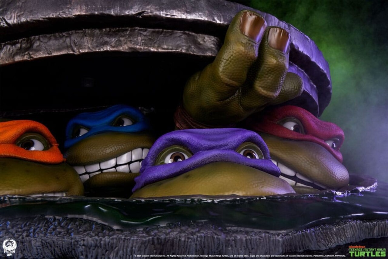 PCS Teenage Mutant Ninja Turtles Diorama Statue 1/1 Underground 41 cm PCS Teenage Mutant Ninja Turtles Diorama Statue 1/1 Underground 41 cm