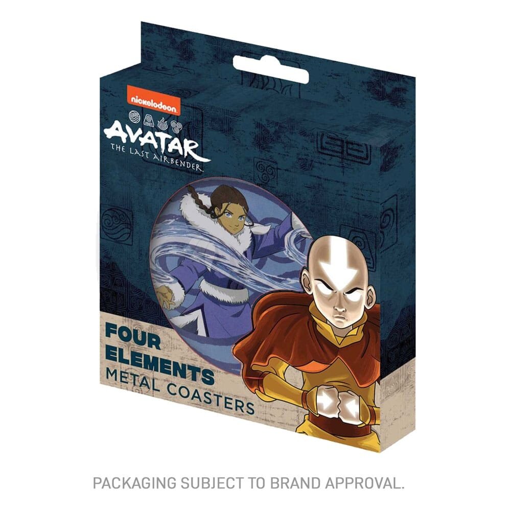 FaNaTtiK Avatar The Last Airbender Coaster 4-Pack