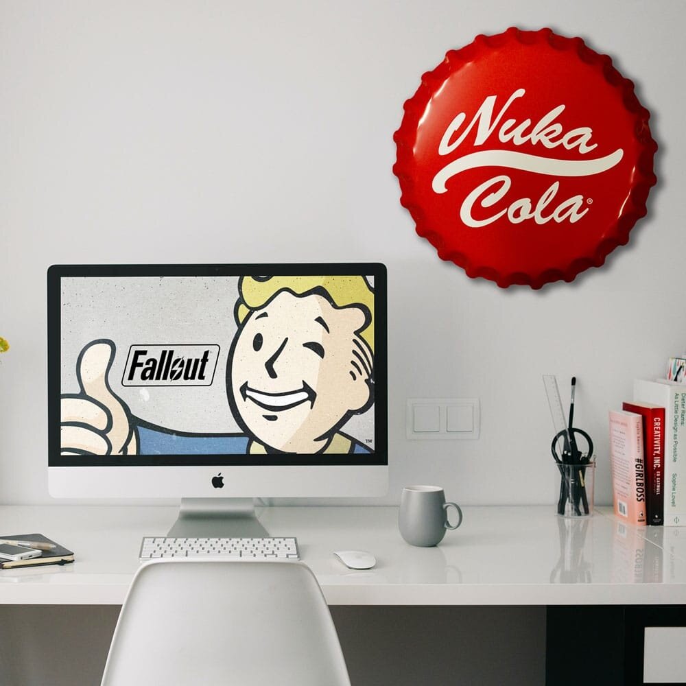 FaNaTtiK Fallout Tin Sign Nuka-Cola Bottle Cap FaNaTtiK Fallout Tin Sign Nuka-Cola Bottle Cap