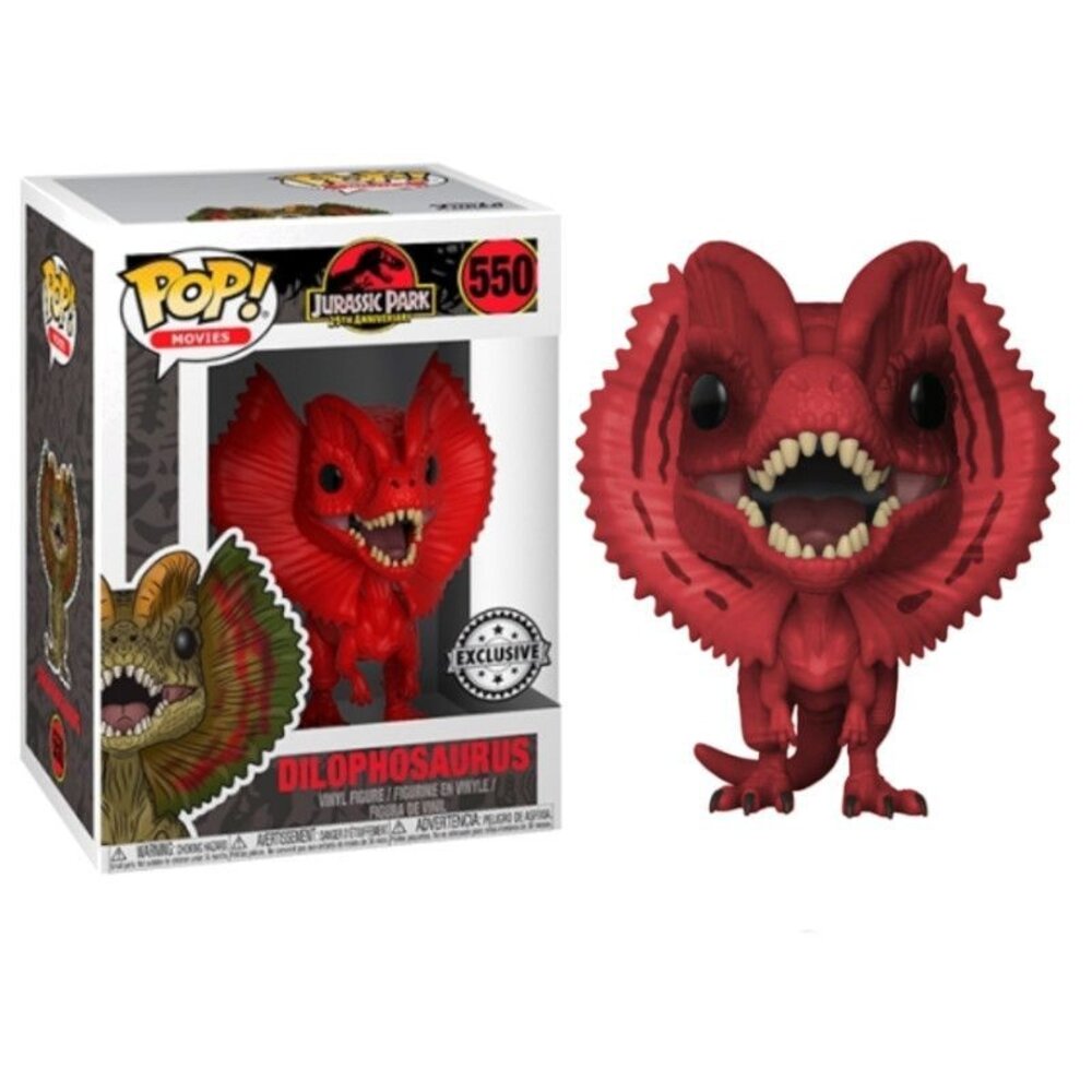 Funko Jurassic Park POP! Movies Vinyl Figure Dilophosaurus (Rd) Exclusive #550 Funko Jurassic Park POP! Movies Vinyl Figure Dilophosaurus (Rd) Exclusive #550