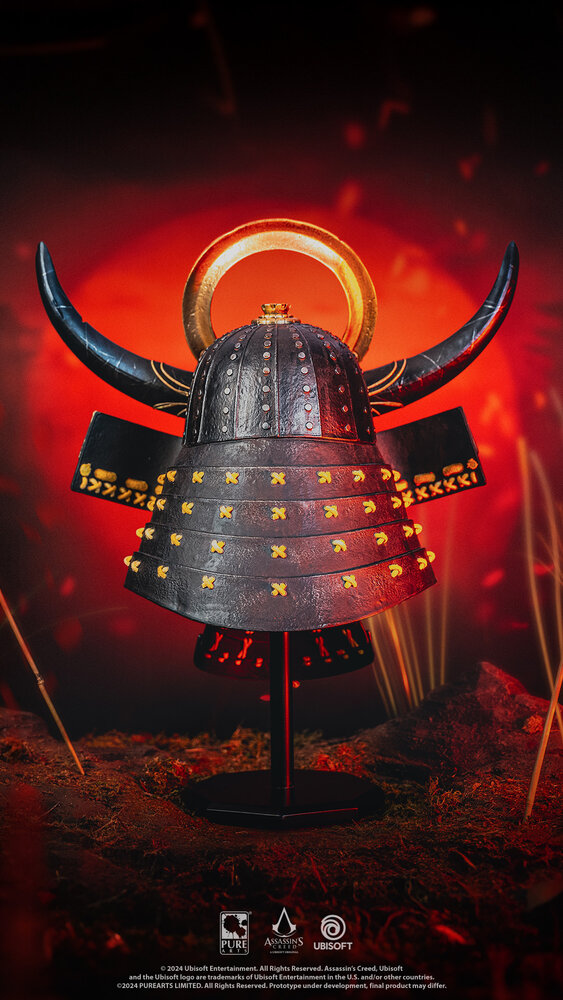 Pure Arts Assassin's Creed Shadows Replica 1/1 Scale Replica Yasuke Helmet 63 cm Pure Arts Assassin's Creed Shadows Replica 1/1 Scale Replica Yasuke Helmet 63 cm