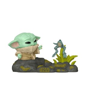 Funko Star Wars POP! Deluxe Vinyl Figure Din Grogu w/Frog #720 Funko Star Wars POP! Deluxe Vinyl Figure Din Grogu w/Frog #720
