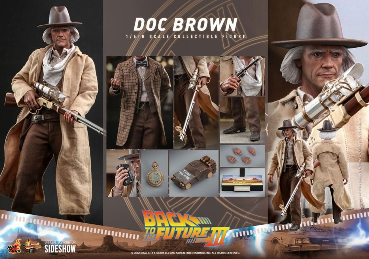 Hot Toys Back To The Future III Action Figure 1/6 Doc Brown 32 cm Hot Toys Back To The Future III Action Figure 1/6 Doc Brown 32 cm