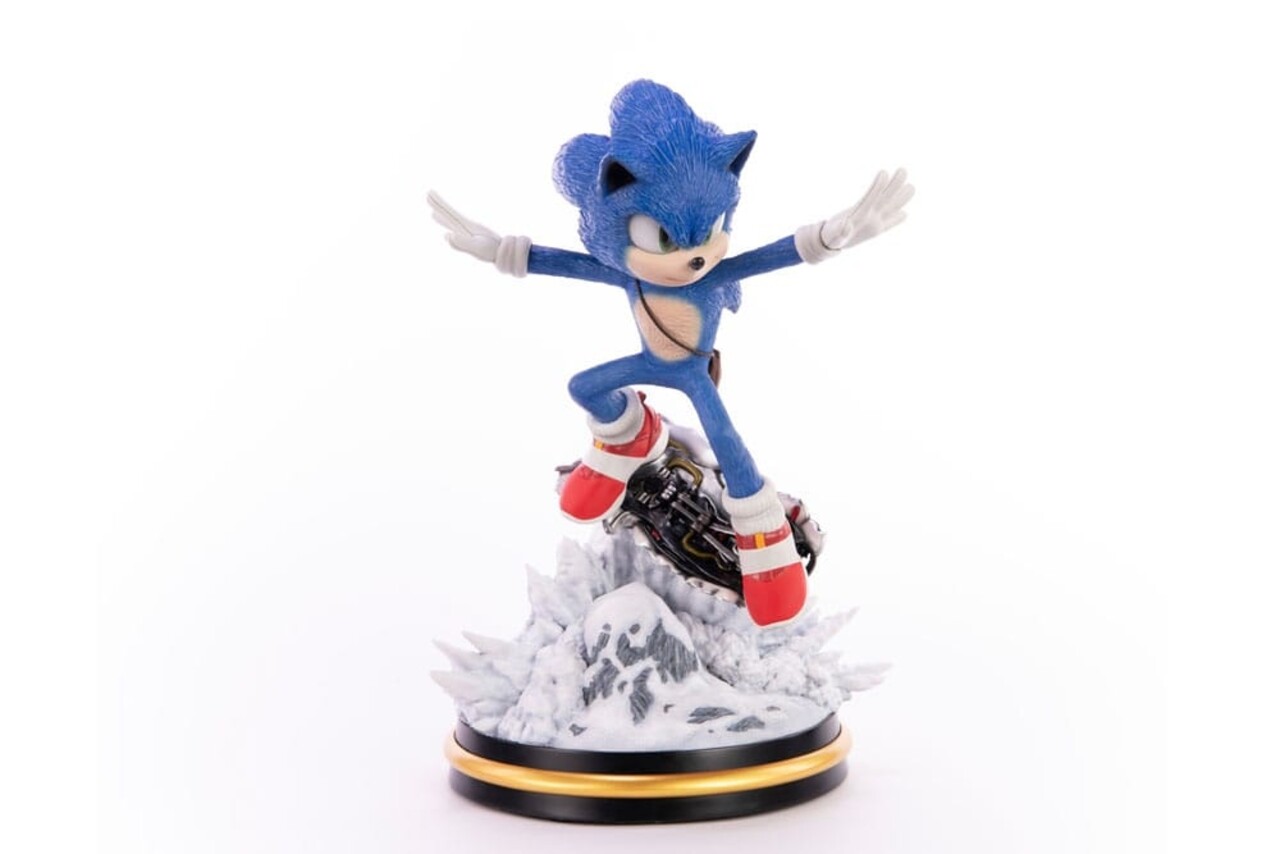 First 4 Figures Sonic the Hedgehog 2 Statue Sonic Mountain Chase 34 cm First 4 Figures Sonic the Hedgehog 2 Statue Sonic Mountain Chase 34 cm