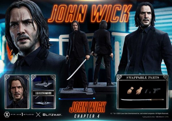 Prime 1 Studio John Wick Chapter 4 Premium Masterline Series Statue 1/4 John Wick 54 cm Prime 1 Studio John Wick Chapter 4 Premium Masterline Series Statue 1/4 John Wick 54 cm