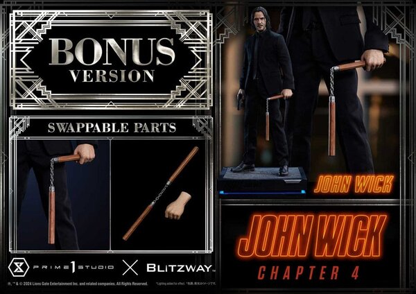 Prime 1 Studio John Wick Chapter 4 Ultimate Premium Masterline Series Statue 1/4 John Wick Deluxe Bonus Version 54 cm Prime 1 Studio John Wick Chapter 4 Ultimate Premium Masterline Series Statue 1/4 John Wick Deluxe Bonus Version 54 cm