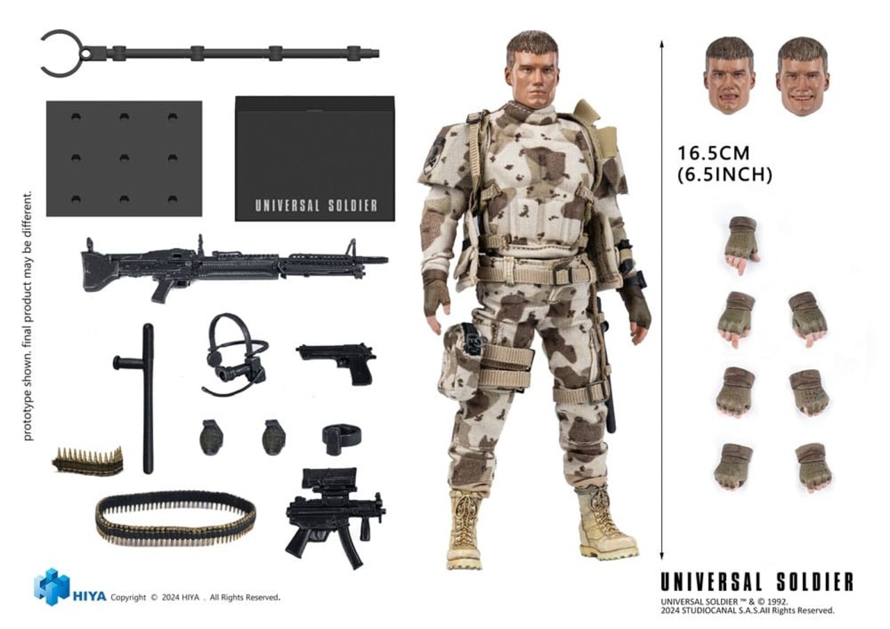 Hiya Toys Universal Soldier Exquisite Super Series Actionfigur 1/12 Andrew Scott 16 cm Hiya Toys Universal Soldier Exquisite Super Series Actionfigur 1/12 Andrew Scott 16 cm