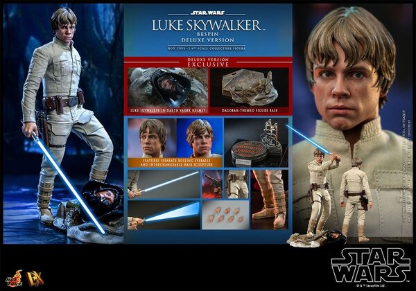 Hot Toys Star Wars Episode V Movie Masterpiece Action Figure 1/6 Luke Skywalker Bespin (Deluxe Version) 28 cm Hot Toys Star Wars Episode V Movie Masterpiece Action Figure 1/6 Luke Skywalker Bespin (Deluxe Version) 28 cm