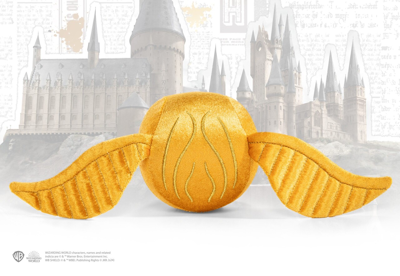 The Noble Collection Harry Potter Quidditch Crest & Snitch Pillow The Noble Collection Harry Potter Quidditch Crest & Snitch Pillow