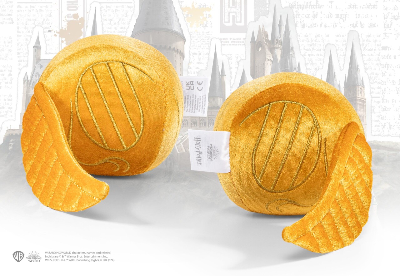 The Noble Collection Harry Potter Quidditch Crest & Snitch Pillow The Noble Collection Harry Potter Quidditch Crest & Snitch Pillow