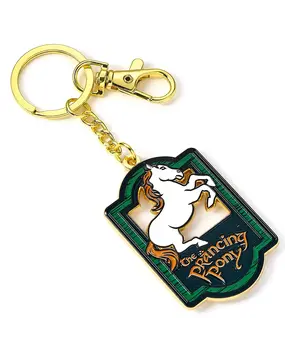 The Carat Shop Lord of the Rings Prancing Pony Metal Keychain The Carat Shop Lord of the Rings Prancing Pony Metal Keychain