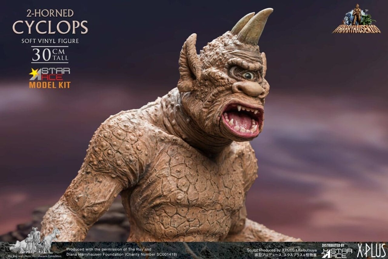 Star Ace Toys The 7th Voyage of Sinbad Soft Vinyl Model Kit Ray Harryhausens 2-horned Cyclops 30 cm Star Ace Toys The 7th Voyage of Sinbad Soft Vinyl Model Kit Ray Harryhausens 2-horned Cyclops 30 cm