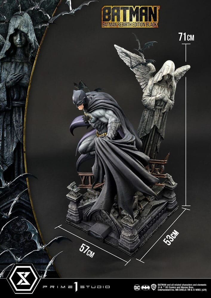Prime 1 Studio Batman Ultimate Premium Masterline Series Statue 1/4 Batman Rebirth Edition Black Deluxe Bonus Version 71 cm Prime 1 Studio Batman Ultimate Premium Masterline Series Statue 1/4 Batman Rebirth Edition Black Deluxe Bonus Version 71 cm