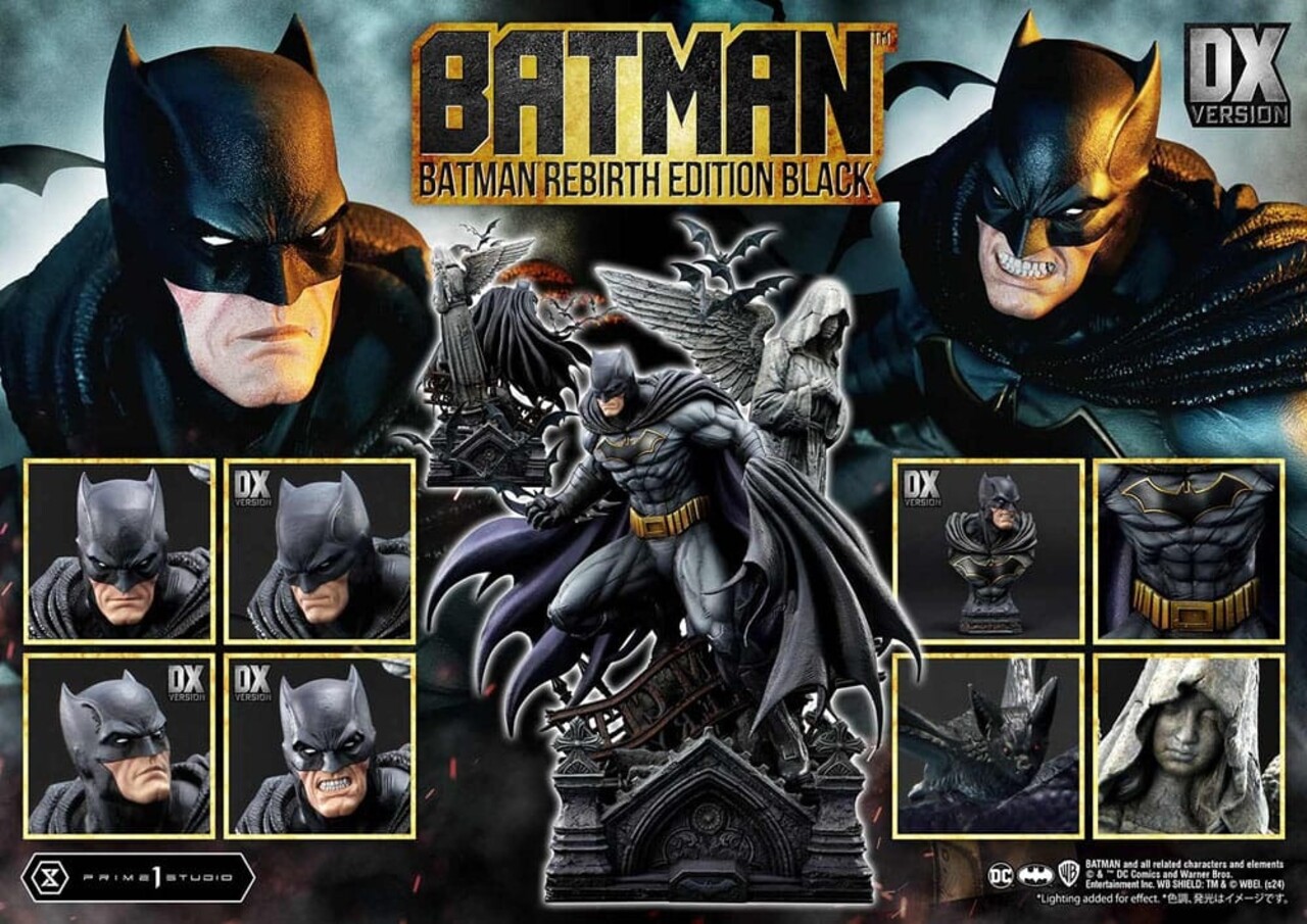 Prime 1 Studio Batman Ultimate Premium Masterline Series Statue 1/4 Batman Rebirth Edition Black Deluxe Bonus Version 71 cm Prime 1 Studio Batman Ultimate Premium Masterline Series Statue 1/4 Batman Rebirth Edition Black Deluxe Bonus Version 71 cm