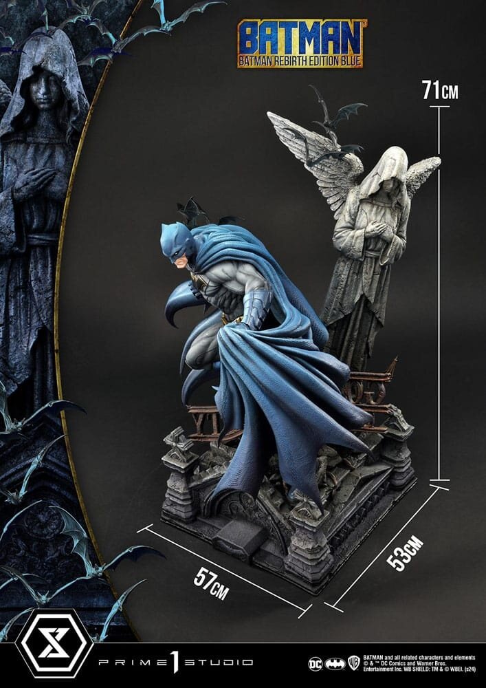 Prime 1 Studio Batman Ultimate Premium Masterline Series Statue 1/4 Batman Rebirth Edition Blue Deluxe Bonus Version 71 cm Prime 1 Studio Batman Ultimate Premium Masterline Series Statue 1/4 Batman Rebirth Edition Blue Deluxe Bonus Version 71 cm