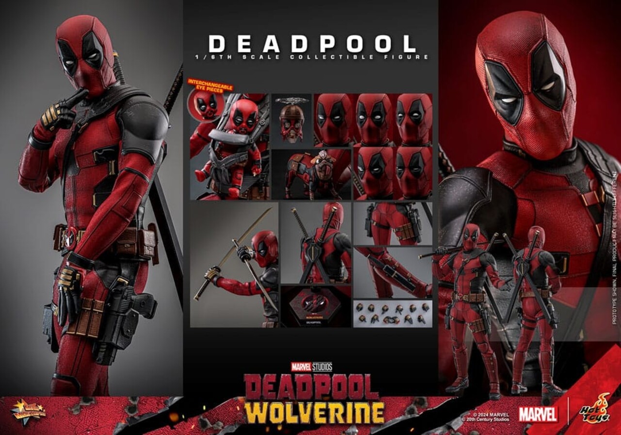Hot Toys Deadpool & Wolverine Action Figure 1/6 Deadpool 31 cm Hot Toys Deadpool & Wolverine Action Figure 1/6 Deadpool 31 cm