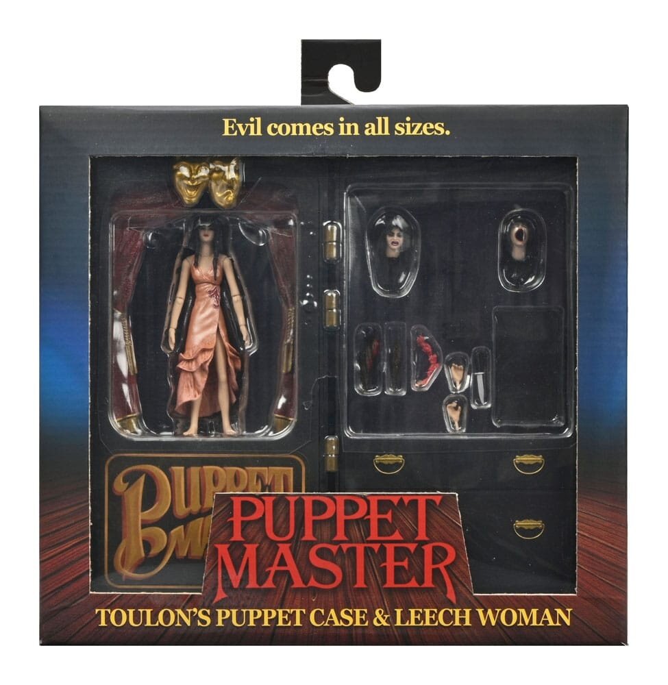 Neca Puppet Master Action Figure 2 Pack Toulon's Puppet Case & Leech Woman 11 cm Neca Puppet Master Action Figure 2 Pack Toulon's Puppet Case & Leech Woman 11 cm