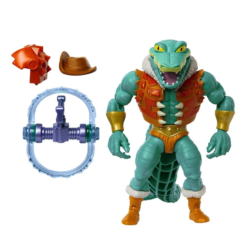 Mattel MOTU x TMNT: Turtles of Grayskull Deluxe Action Figure Leatherhead 14 cm Mattel MOTU x TMNT: Turtles of Grayskull Deluxe Action Figure Leatherhead 14 cm
