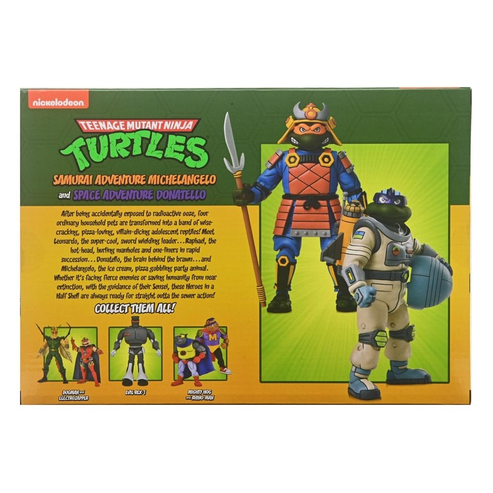 Neca Teenage Mutant Ninja Turtles (Cartoon) Action Figure 2 Pack Space Adventure & Samurai Turtles 18 cm Neca Teenage Mutant Ninja Turtles (Cartoon) Action Figure 2 Pack Space Adventure & Samurai Turtles 18 cm