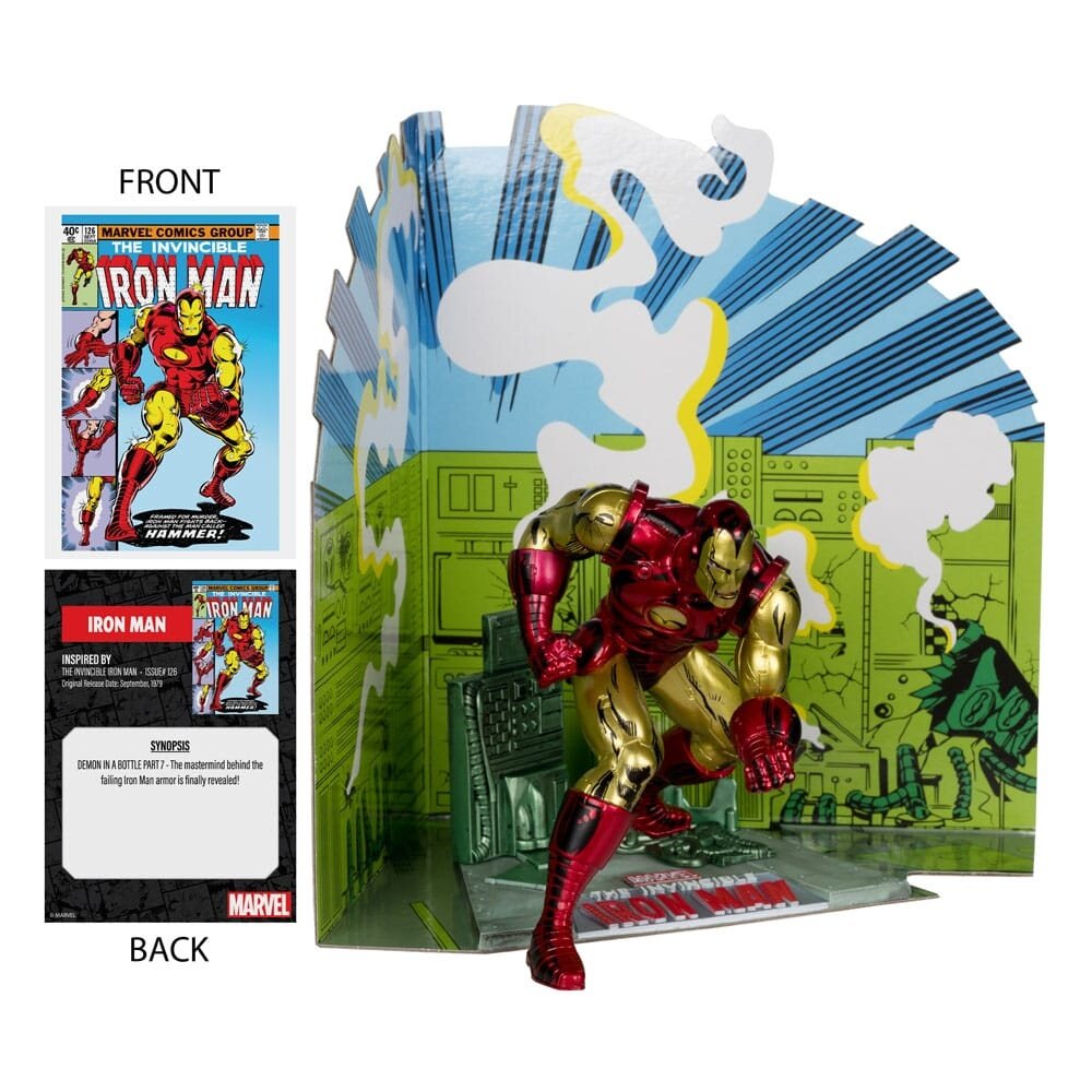 McFarlane Toys Marvel PVC Statue 1/10 Iron Man (The Invincible Iron Man #126) 11 cm McFarlane Toys Marvel PVC Statue 1/10 Iron Man (The Invincible Iron Man #126) 11 cm